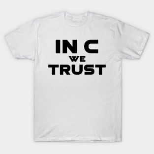 In C We Trust Programming T-Shirt